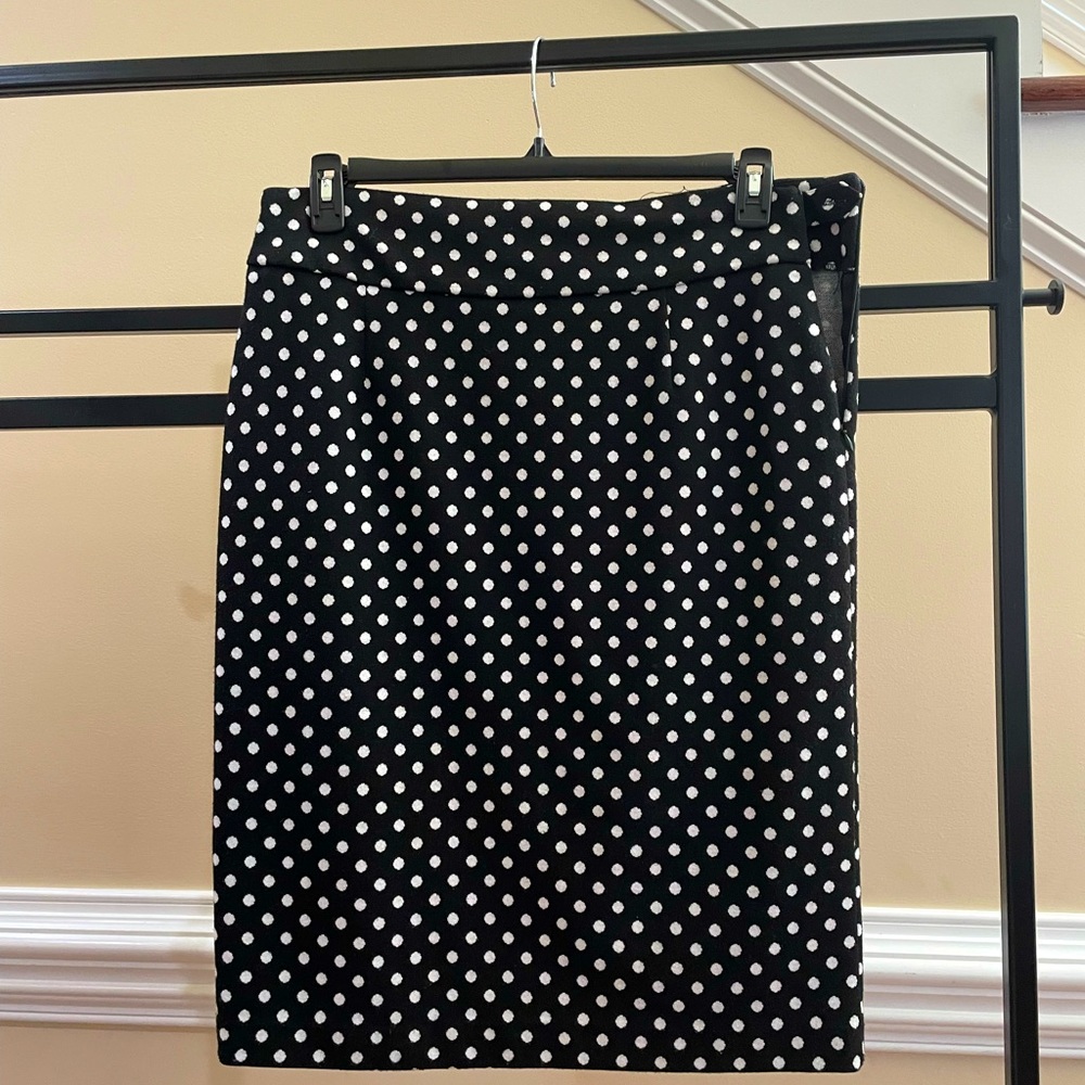 Polka dot skirt…red wine rose skirt.